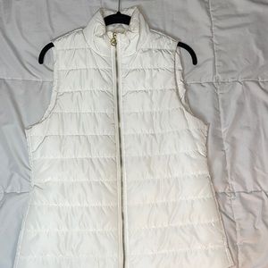 michael kors white vest